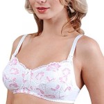 Бюстгальтер послеродовой, Крейт р. 85b Д-87 бело-розовый