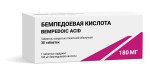 Бемпедоевая кислота, таблетки покрытые пленочной оболочкой 180 мг 30 шт