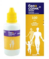 Белосалик лосьон р-р д/наружн. прим. 100 мл 1 шт.