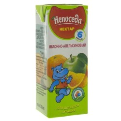 Сок Непоседа яблоко апельсин неосветленный с 8 мес 200 г