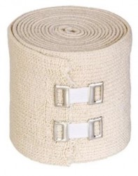 Бинт эластичный компрессионный Интекс высокой растяжимости с застежкой р. 5мх10см