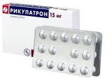Рикулатрон, таблетки покрытые оболочкой пленочной 15 мг 42 шт