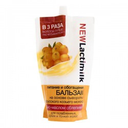 Бальзам Lactimilk Питание и обогащение на основе сыворотки белорусского козьего молока с био-маслом облепихи 500 мл