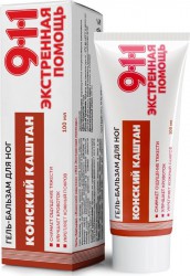 Гель-бальзам для ног 911 Экстренная помощь конский каштан 100 мл