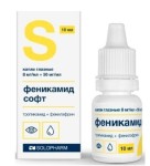 Феникамид софт, капли глазные 8 мг/мл+50 мг/мл 10 мл
