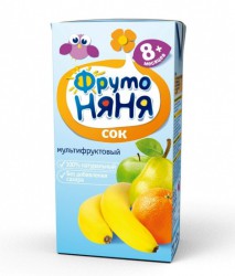 Сок Фрутоняня мультифруктовый 200 мл