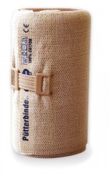 Бинт эластичный компрессионный Putterbinde средней растяжимости с зажимами р. 5мх12см 1 шт.