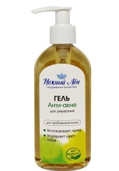 Гель для умывания Нежный лен Анти-Акне для проблемной кожи 200 мл