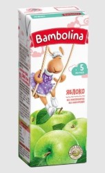 Сок Bambolina яблоко с 5 мес. 200 мл
