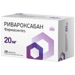 Ривароксабан Фармасинтез, таблетки покрытые оболочкой пленочной 20 мг 28 шт