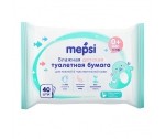 Туалетная бумага влажная детская, Mepsi (Мепси) 40 шт 0171