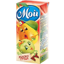 Сок Мой яблочно-грушевый нектар 200 мл