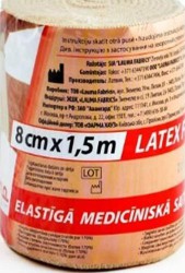 Бинт эластичный Lauma р. 8смх1.5м