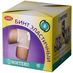 Бинт эластичный трубчатый сетчатый Интекс р. 4 20 шт.
