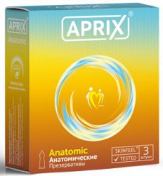 Презервативы Aprix анатомические 3 шт.