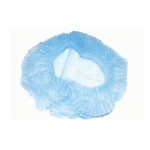 Шапочка-берет, на резинке голубая