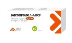 Бисопролол-АЛСИ табл. 2.5 мг 60 шт.