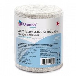 Бинт эластичный компрессионный Клинса Интекс-лайт средней растяжимости р. 5.0мх10см