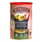 Оливки, Borges (Боржес) 280 г зеленые с креветками железная банка