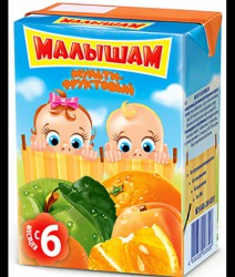 Сок Фрутоняня Малышам мультифруктовый неосветленный 200 мл